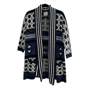 Lucky Brand Cardigan women size xs/small blue